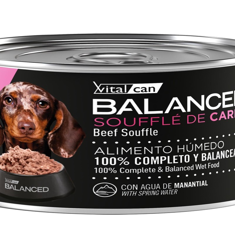 Balanced Souffle Carne Perro Cachorro 85Gr