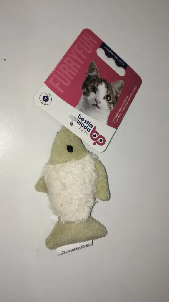 Pez Peluche Catnip 9,5Cm