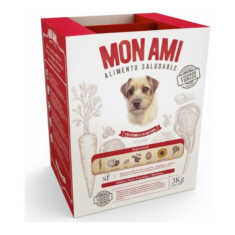 [MON003] Mon Ami Alimento HG Ad Razas PyM X 3Kg